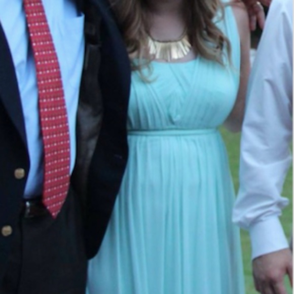 Mint David's Bridal Style Your Way Mesh Dress - Picture 4 of 14